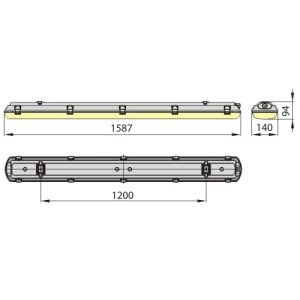 HERMETIC LINX 150 24W  IP65